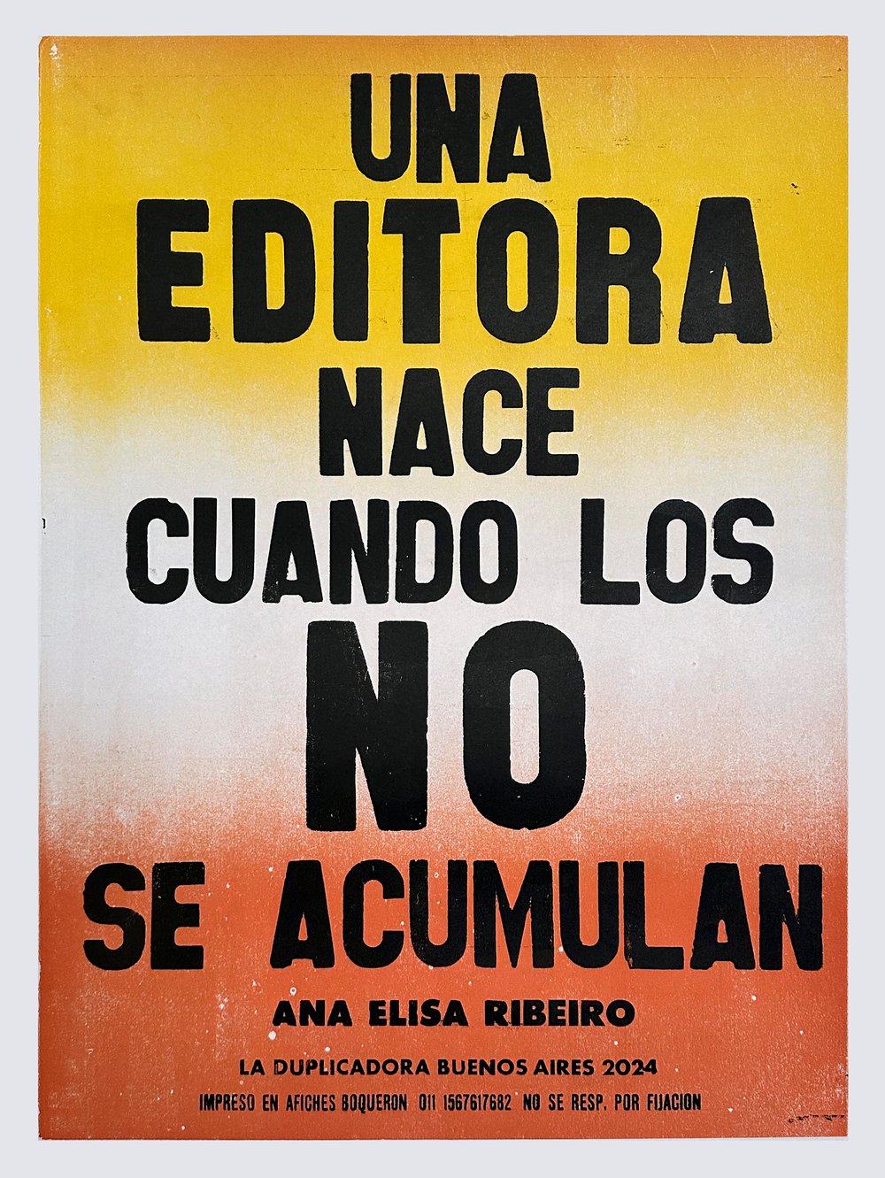 Una editora nace