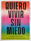 Quiero vivir sin miedo