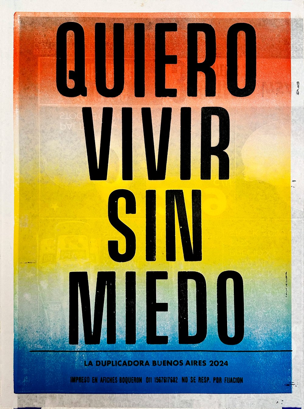 Quiero vivir sin miedo