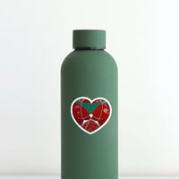 Image 2 of Cock Sauce Booty Heart Vinyl Stickers