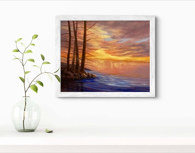 Sunset At Georgian Pines