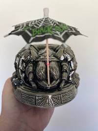 Image 3 of TERROR-ANTULA BIRD EATER BOWL 32 oz Tiki Mug Silver Scream Edition (Ed of 50)