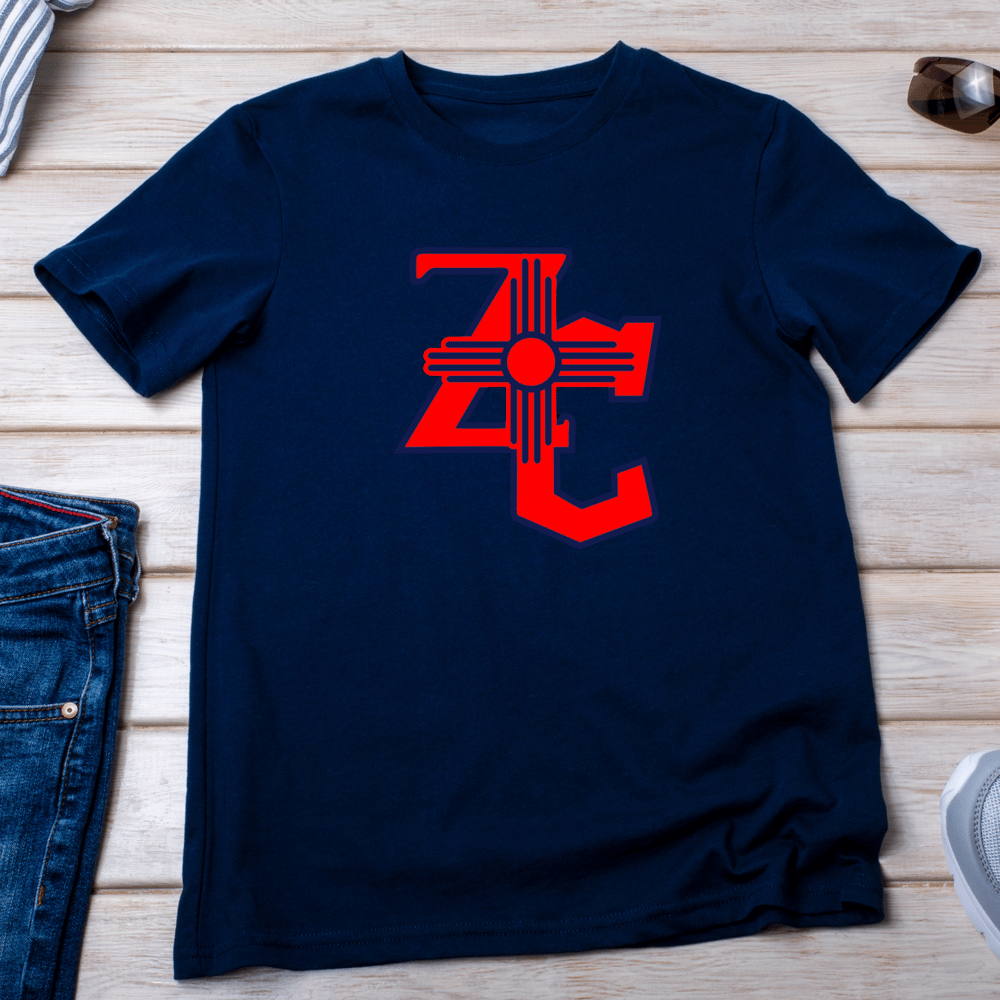 Image of Red/Navy ZC Logo Tee