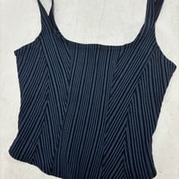 Image 2 of striped corset style top 
