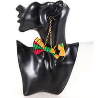 Tolani Kente Print Earrings 