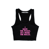 Image 1 of MY RULES BABYGIRL TANK TOP