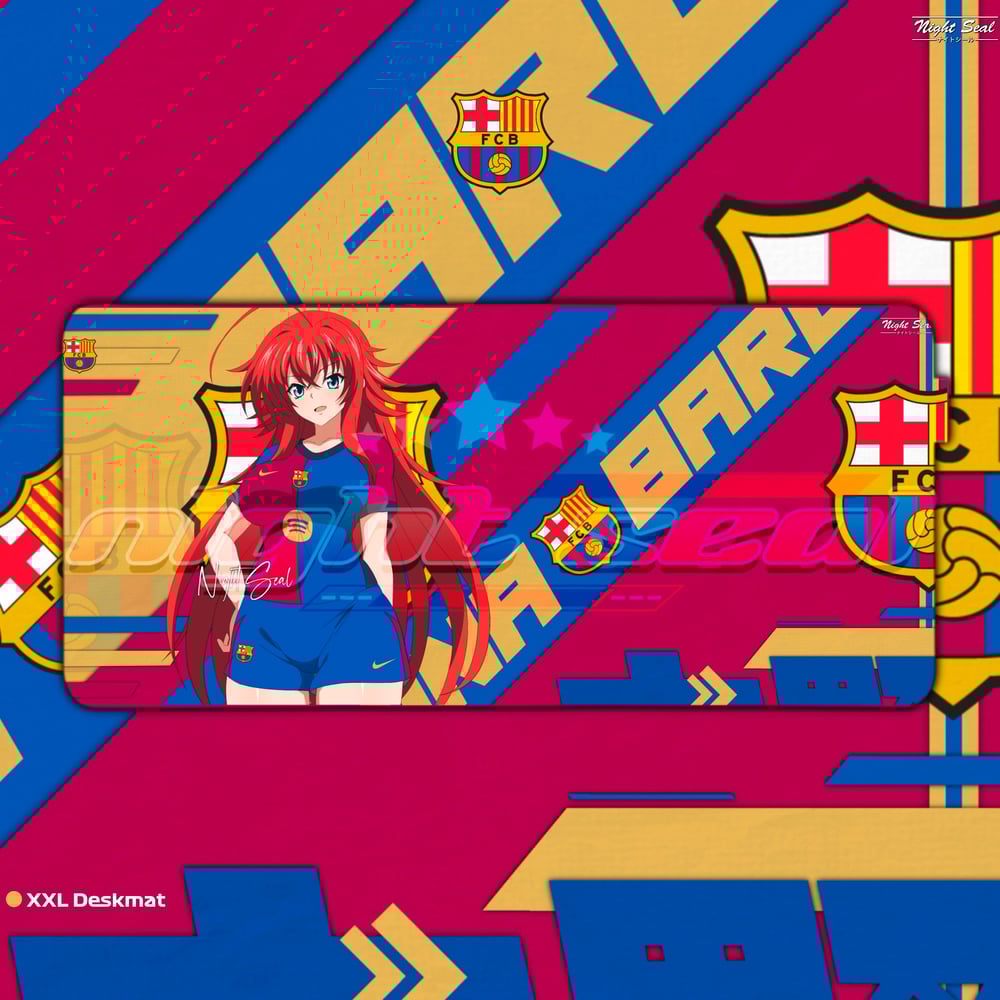 Image of WAIFUS x Barca / Desk Mat 