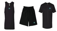 Image 2 of I Am The Throne | Retro | Gym Collection | Tank Top + Shorts + T Shirt Bundle