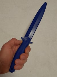 Image 8 of SET -  Polypropylene Training Axe and  Safe Dummy Knife for Martial Arts Blue PP