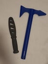 SET -  Polypropylene Training Axe and Safe Dummy Sparring Knife for Martial Arts 