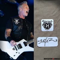 Image 1 of James Hetfield LTD SNAKEBYTE guitar stickers PAPA H  vinyl decal