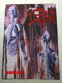 Image 1 of DEATH - Human Flag (cloth poster Banner tapestry) Death metal Chuck Schuldiner