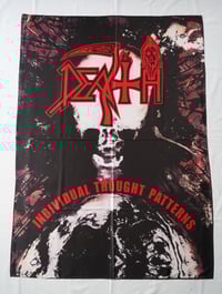 Image 1 of DEATH - Individual thought patterns Flag (cloth poster Banner tapestry) Death metal Chuck Schuldiner