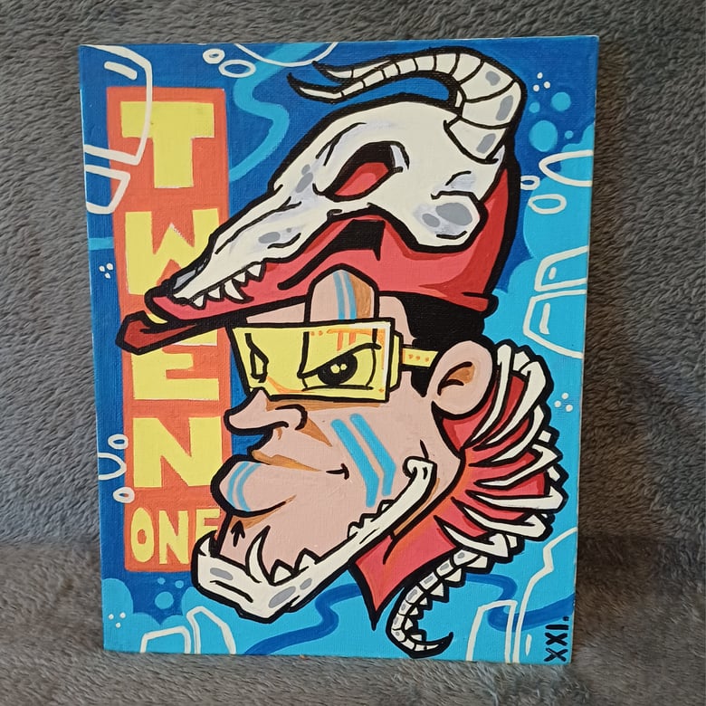 Image of Bboy beast mikeyxxi original painting 