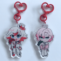 Image 2 of Red Bouquet Keychains