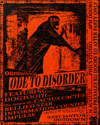 [TICKETS] ODE TO DISORDER