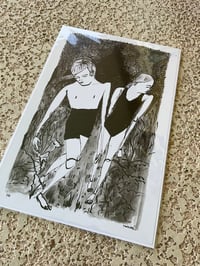 Image 2 of PRINT- mid-afternoon in the garden of good and evil