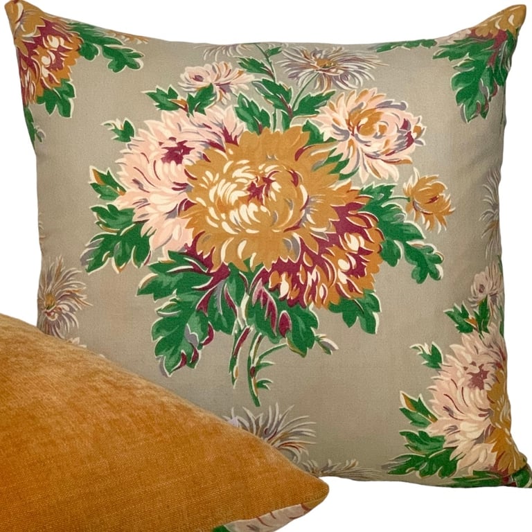 Beverley Vintage Cushion Cover Butterscotch