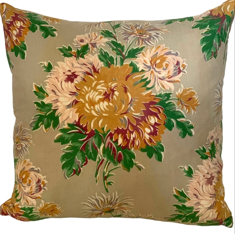 Beverley Vintage Cushion Cover Butterscotch Image 2