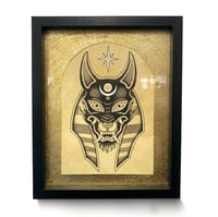 Image 1 of Anubis Head Flash Design (ORIGINAL)