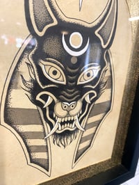Image 2 of Anubis Head Flash Design (ORIGINAL)