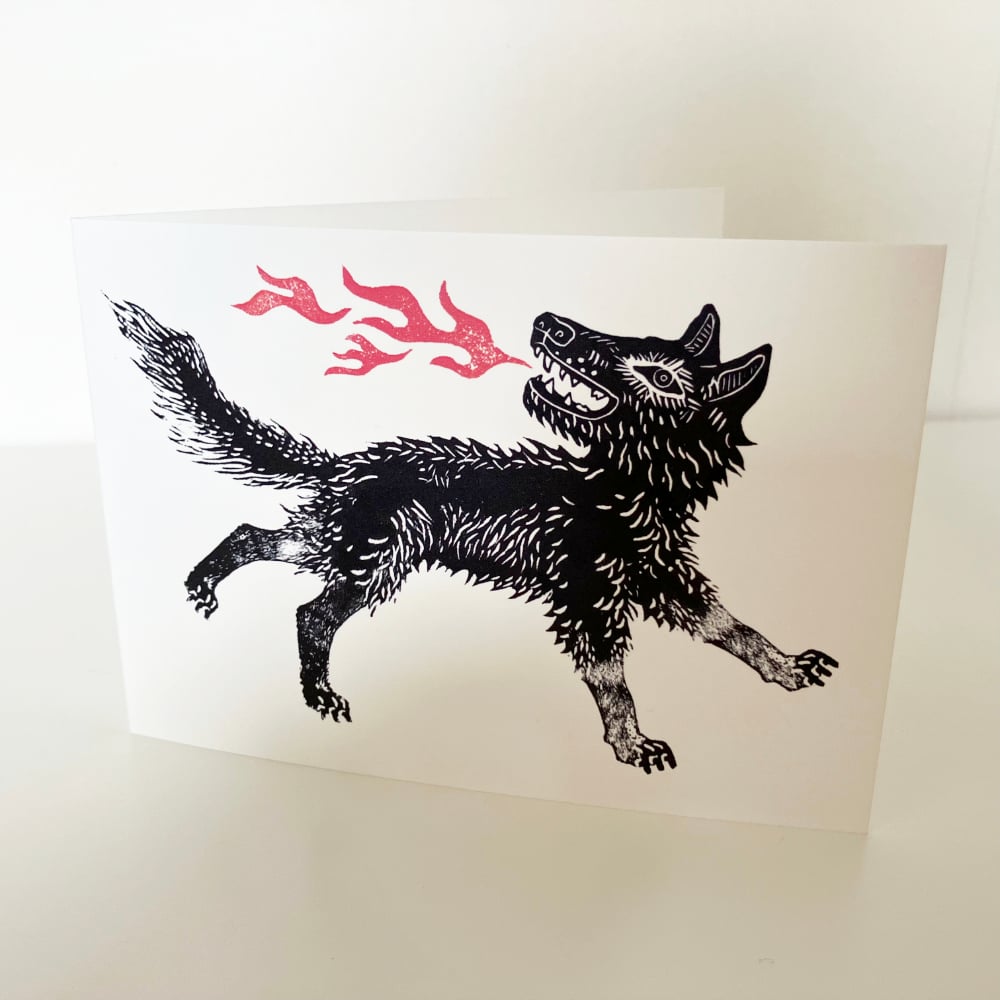 BEWARE BLACK SHUCK 3-pack of cards