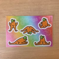 Image 3 of PLANCHE STICKERS - YOG ASS 🧘🏻‍♀️