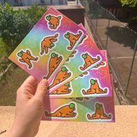 Image 2 of PLANCHE STICKERS - YOG ASS 🧘🏻‍♀️