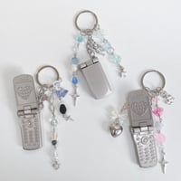 Image 1 of Flip phone keychain