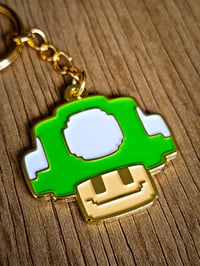 Image 2 of Power Up Mushroom Keychain