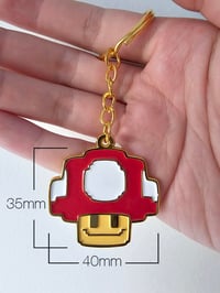 Image 4 of Power Up Mushroom Keychain