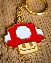 Image 7 of Power Up Mushroom Keychain