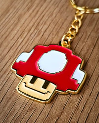 Image 3 of Power Up Mushroom Keychain