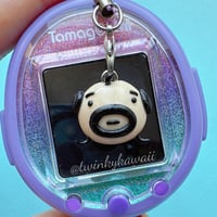 Image 2 of Oyajitchi - Tamagotchi Polymer Clay Charm