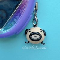 Image 1 of Oyajitchi - Tamagotchi Polymer Clay Charm