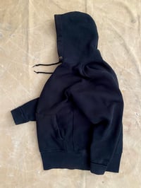 Image 3 of CAMBER CROSS-KNIT BLACK HOODIE