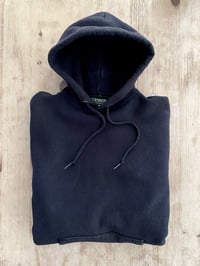 Image 1 of CAMBER CROSS-KNIT BLACK HOODIE