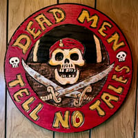 Dead Men Tell No Tales carving