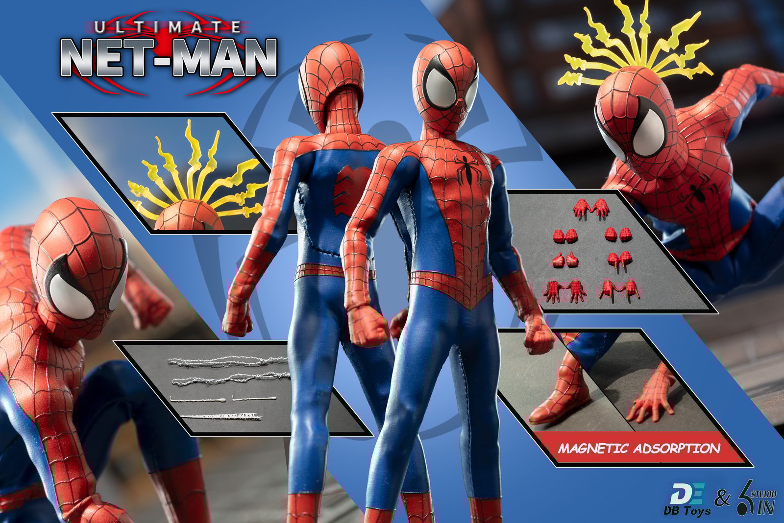 available】DBtos X 6in 1/12 Ultimate web-man red/black