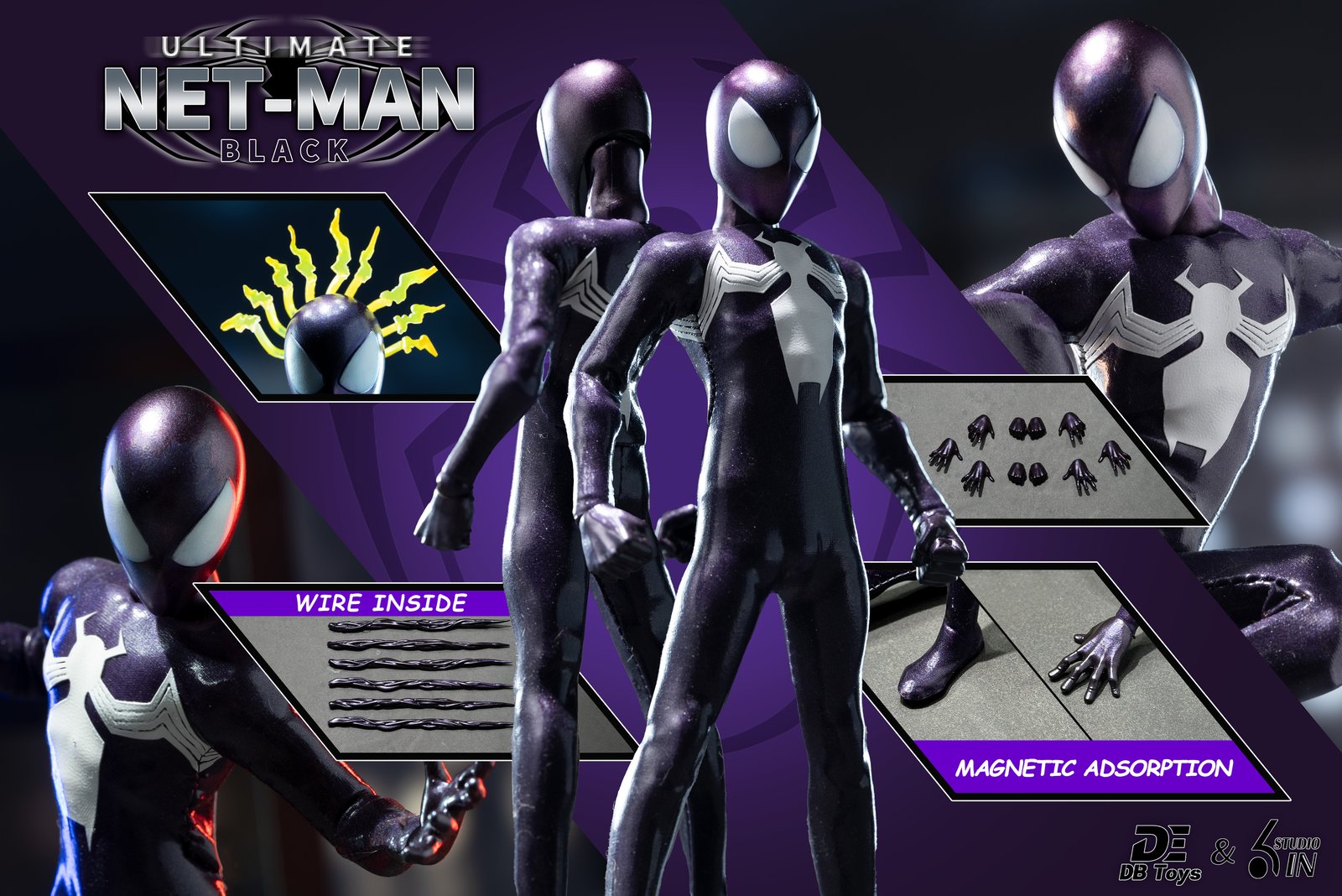 available】DBtos X 6in 1/12 Ultimate web-man red/black