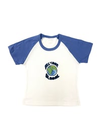 Image 2 of  Villiage Golbal Womens Two Tone Tee Size: