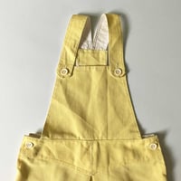 Image 3 of Robe salopette jaune 10 ans stock neuf années 70 