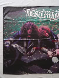 Image 3 of DESTRUCTION - Sentence of death Flag (cloth poster Banner tapestry) German Thrash metal
