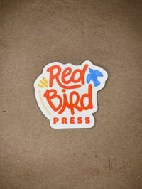 Image 2 of Red Bird Logo Sticker