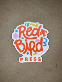 Image 1 of Red Bird Logo Sticker