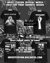 *PRE-ORDER* *SHIPS EVERYWHERE* Infest-station "Spreading The Virus Since 2012" mystery shirt