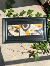 Image 3 of VERGE // Original framed 3 piece collage 