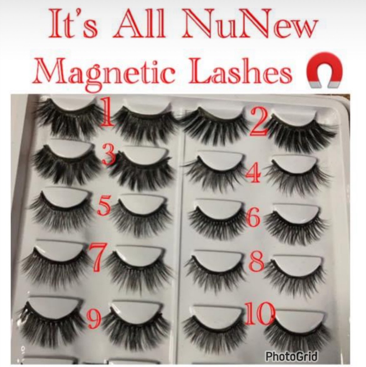 Image of NuNew Magnetic Lashes  (4 pairs for $25)