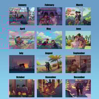 Calendar 2025 prints 