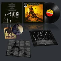 Image 2 of Ironflame "Kingdom Torn Asunder" (High Roller) Import Black Vinyl/Cover CD bundle